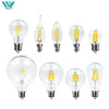 LED Retro Edison Bulb E14 E27 AC 220V 2W 4W 6W 8W Vintage Glass Lamp C35 G45 A60 ST64 G80 G95 G125 Led Filament Light Home Decor