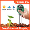 3 in 1 Soil PH Meter Sunlight PH Tester Garden Flowers Soil Moisture Sensor Meter Plants Acidity Humidity PH Monitor Detector